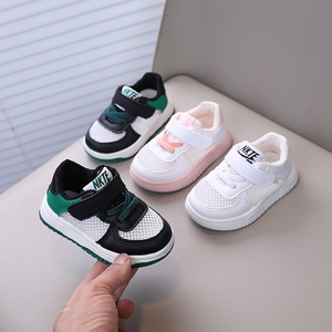 Sepatu jaring bayi balita kualitas tinggi sepatu kasual modis grosir untuk anak perempuan sepatu anak-anak bersirkulasi Sneakers desainer - Product Image 1