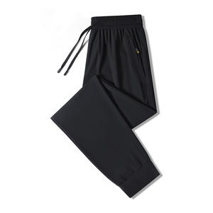 กางเกงกีฬาและลำลองผ้าไหมน้ำแข็งสำหรับชายหนุ่มระบายอากาศได้ดีขนาดพลัสไซส์แฟชั่นคุณภาพสูงใหม่ฤดูร้อน2025 - Product Image 1