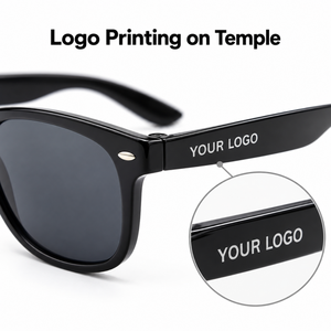Gafas de Sol Cuadradas Negras con Logotipo Personalizado para Hombre y Mujer, Moda, Viajes al Aire Libre, OEM, Venta al Por Mayor, Estilo Acetato - Product Image 3