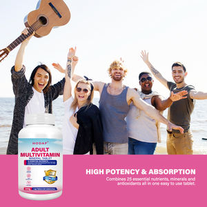 Tabletas de vitaminas de suplementos dietéticos minerales y multivitamínicos para adultos de etiqueta privada - Product Image 5