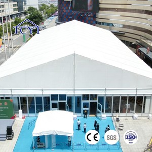 เต็นท์จัดงานแสดงสินค้าขนาดใหญ่ วัสดุอลูมิเนียมอัลลอยด์แบบกำหนดเองได้ ลดราคาพิเศษ สำหรับ 100 ถึง 500 <span class=keywords><strong>คน</strong></span> - Product Image 4