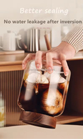 Bocaux en verre multi-usages avec couvercles en bois scellés, adaptés pour le stockage de fruits secs, biscuits, grains de café et articles ménagers