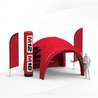 Tente gonflable promotionnelle imperméable, facile à installer, auvent gonflable, tente dôme pour la publicité d'événements, tentes de gazebo pour les événements sportifs