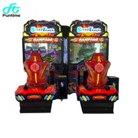Simulateur de course automobile VR 9D avec composants en acier inoxydable - Expérience de course immersive certifiée CE en anglais - Marque Fun Time