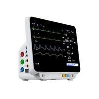 Moniteur vétérinaire pour chiens/chats/lapins, surveillance de l'oxygène sanguin, de la pression artérielle et de l'ECG, écran tactile portable, classe II AC