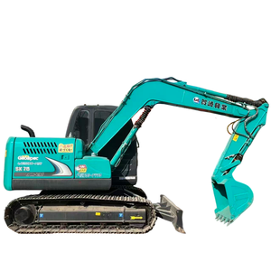 รถขุดตีนตะขาบ KOBELCO SK75mini มือสองจากญี่ปุ่น น้ำหนัก 7.5 ตัน สภาพ 90% เครื่องจักรก่อสร้าง KOBELCO SK75 มือสอง - Product Image 1