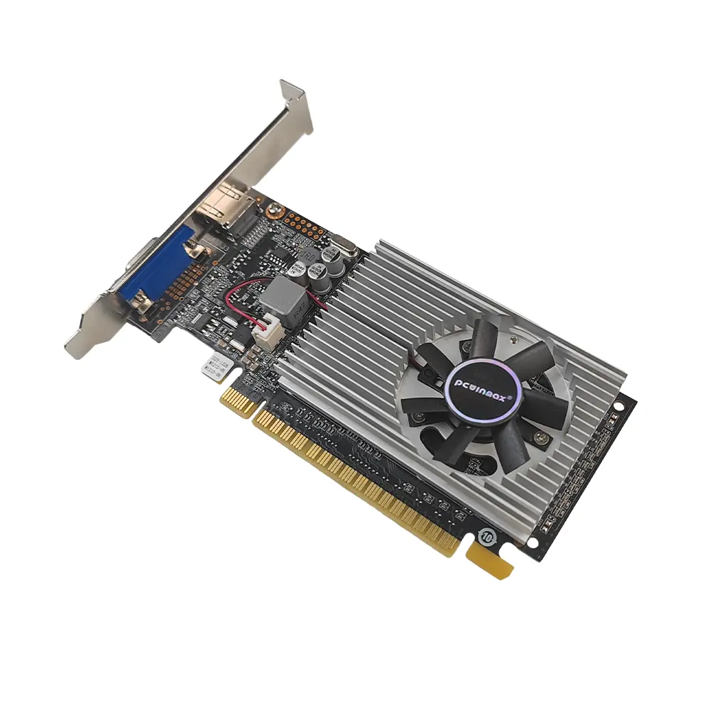 PCWINMAX harga pabrik Geforce GT 210 512MB 1GB GDDR3 Desktop asli GT210 Chipset kartu grafis GPU