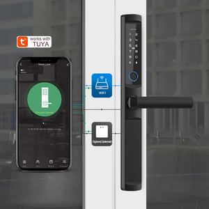 Deluns Beste Sicherheit Digitales elektrisches Türschloss RFID-Karte Tuya APP Finger abdruck Intelligentes Türschloss für Home Hotel Airbnb - Product Image 4
