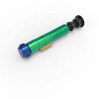 Pièces de sabre laser en alliage d'aluminium 6061 anodisé et sablé, usinées CNC en acier inoxydable, tournage et fraisage pour sabre laser jouet
