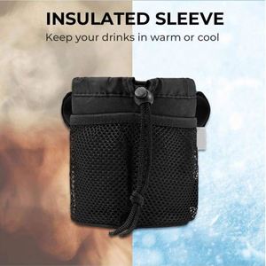 Échantillon Gratuit : Support de Bouteille d'Eau pour Vélo à 4 Sangles avec Boucle de Serrage, Porte-Gobelet de Guidon de Vélo avec Filet - Product Image 4