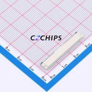 XW0520012-550R-001 FFC/FPC Connector SMD,P=0.5mm,Horizontal Mount Connector Flip Cover Type Bottom Contact 55P 0.5mm - Product Image 2