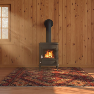 Poêle <span class=keywords><strong>à</strong></span> <span class=keywords><strong>granulés</strong></span> multi-combustibles en fonte, design industriel, pour extérieur, style classique et simple, pour cuisine et salon - Product Image 5