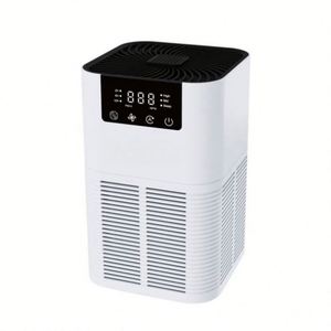 เครื่องลดความชื้นแบบตั้งโต๊ะพกพา พร้อมหน้าจอ LED สำหรับใช้ในครัวเรือน ป้องกันภูมิแพ้ สำหรับคนเลี้ยงสัตว์และผู้สูบบุหรี่ - Product Image 1