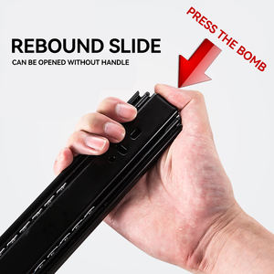 מלא הארכת כדור נושאות טלסקופי ערוץ מטבח ארון לדחוף כדי לפתוח <span class=keywords><strong>taiming</strong></span> מגירת שקופיות - Product Image 4