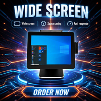 Terminal de point de vente international POS, caisse enregistreuse de détail, écran tactile tout-en-un Windows 15,6 pouces