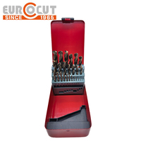 EUROCUT Forets à métaux de 1 à 10 mm HSS M2 Entièrement rectifiés Forets hélicoïdaux à tige droite