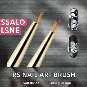 Triangle <b>Nail</b> Art Painting Brush French Line Stripe Grid Flower Brush Private Label <b>Nail</b> <b>Tool</b> - Product Image 3