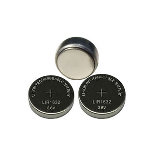 Tombol mikro <span class=keywords><strong>3</strong></span>.7V sel LIR1632 30mAh koin Ion Lithium sel baterai bulat kecil untuk jam tangan termometer untuk jam untuk mainan - Product Image 1