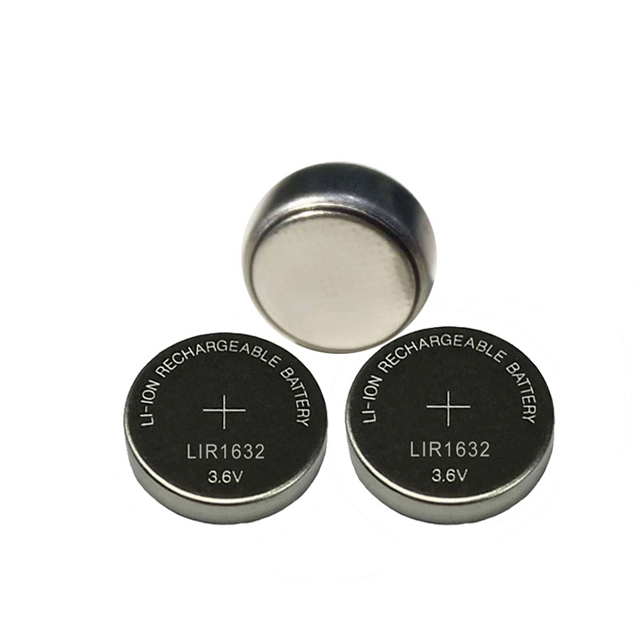 3.7V Micro Button Cell LIR1632 30mAh Lithium Ion Coin Cell Small Round Battery for Watches for Thermometer for Clocks for Toys