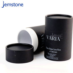 Tube en papier alimentaire personnalisé, design recyclable, cylindre en carton kraft, emballage pour poudre, conteneur en papier pour poudre de café - Product Image 4