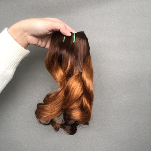 Chưa qua chế biến Trinh Nữ tóc <span class=keywords><strong>Weave</strong></span> tóc con người bó bouncy sóng Ba tông màu - Product Image 2