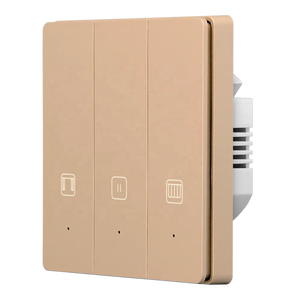 สวิตช์ม่านม้วนอัจฉริยะ ZigBee WIFI 1 ช่อง / 2 ช่อง มาตรฐาน EU UK ควบคุมผ่านแอป <span class=keywords><strong>Smart</strong></span> Life Tuya - Product Image 3