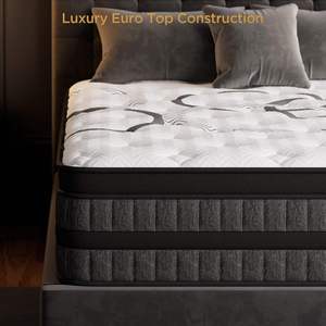 Colchón de Espuma de Lujo Negro, Cubrecolchón de Látex Orgánico, Colchones de Alta Calidad OEM Personalizados al por Mayor <span class=keywords><strong>para</strong></span> el Hogar - Product Image 2