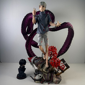 <span class=keywords><strong>Tokyo</strong></span> Ghoul Ken Kaneki Statuetta in PVC con Capelli Bianchi e Doppia Testa Intercambiabile, Modello da Film e TV, Confezionata - Product Image 2