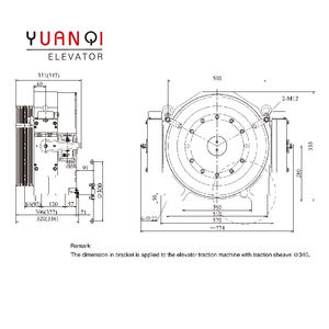 Máquina de tracción GTW8 para levantar y levantar, repuestos para elevador - Product Image 2