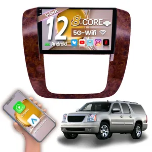GMC YUKON Touch Radio 07-12 Car Gps Wifi Caméra arrière Android Car Dvd Radio Android 12 Mp5 Support Lecteur