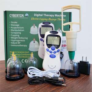 Équipement de thérapie par <span class=keywords><strong>acupuncture</strong></span> électrique certifié CE CyberTCM, ventouses numériques pour méridiens avec raclage pour application corporelle - Product Image 5