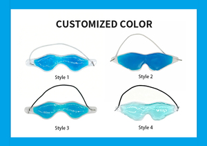 Máscara de <span class=keywords><strong>Gel</strong></span> Frío y Caliente de Lujo para Ojos con Correa Elástica, Alivio para Ojeras, Tamaño de Viaje, Reutilizable, Opciones de Logotipo OEM y Personalizado - Product Image 2