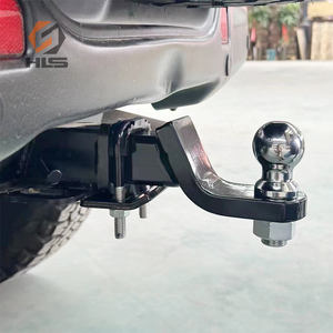 Convient au récepteur de 2 pouces 7500lbs Kit d'attelage amélioré de 6 pouces noir Enjoin 2 pouces Ball & Pin Trailer Hitch Ball Mount - Product Image 6