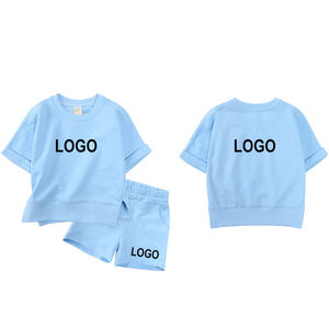 Maßgefertigte Kinderkleidung-Sets Großhandel Kleinkind Jungen Kleidungsset 2026 Sommer Kinder Mädchen Shorts Set Baumwolle 2-teilige Outfits - Product Image 4