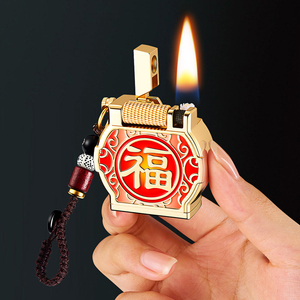 Encendedor de Metal HD588 Nuevo Mini con Rueda de <span class=keywords><strong>Encendido</strong></span>, Colgante Moderno Personalizado, Regalo Empresarial al por Mayor - Product Image 2