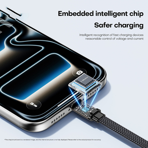 <span class=keywords><strong>C</strong></span>âble de charge rapide haute vitesse 240 W et <span class=keywords><strong>c</strong></span>âble <span class=keywords><strong>USB</strong></span>-<span class=keywords><strong>C</strong></span> à angle droit, <span class=keywords><strong>c</strong></span>âble <span class=keywords><strong>USB</strong></span>-<span class=keywords><strong>C</strong></span> <span class=keywords><strong>vers</strong></span> <span class=keywords><strong>USB</strong></span>-<span class=keywords><strong>C</strong></span> 240 W 1,5 m pour téléphone - Product Image 3