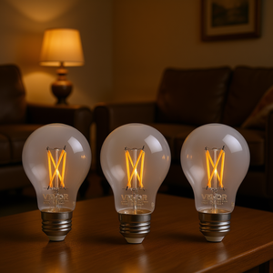 หลอดไฟเวทอร์ LED A19 4.5W 450 ลูเมน 2700K E26 หรี่แสงได้ สไตล์โบราณ สำหรับใช้ในบ้าน - Product Image 2