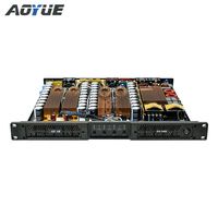 K4-1400 1U 1400W D sınıfı 4 kanallı dijital ses güç amplifikatörü