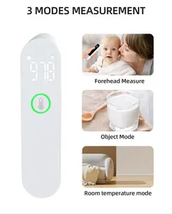 Factory Price New Products Customized Bluetooth Colors LED Display Non Contact Fever Forehead Thermometers For Kids