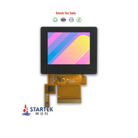 Layar LCD TFT Transflektif Startek 2 Inci 320*240 Panel Sentuh ILI9342C MCU Antarmuka SPI+RGB SPI Modul LCD