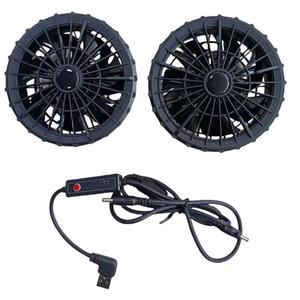 Ciclo de larga vida 5000 horas Ventilador de chaleco de refrigeración sin escobillas 7 aspas <span class=keywords><strong>dentro</strong></span> de la ropa que sopla el viento <span class=keywords><strong>hacia</strong></span> atrás Ventilador axial - Product Image 4