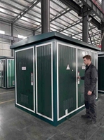 Poste de transformateur compact extérieur triphasé 11kV 10kV 6kV 3kV 480V 220V 110V 400V 50Hz avec station de charge pour véhicules électriques