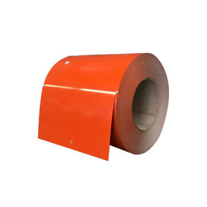 Bobine d'acier galvanisé prélaqué PPGI pour tôles de toiture, services de pliage, découpe et soudage, fabrication en usine - Product Image 1