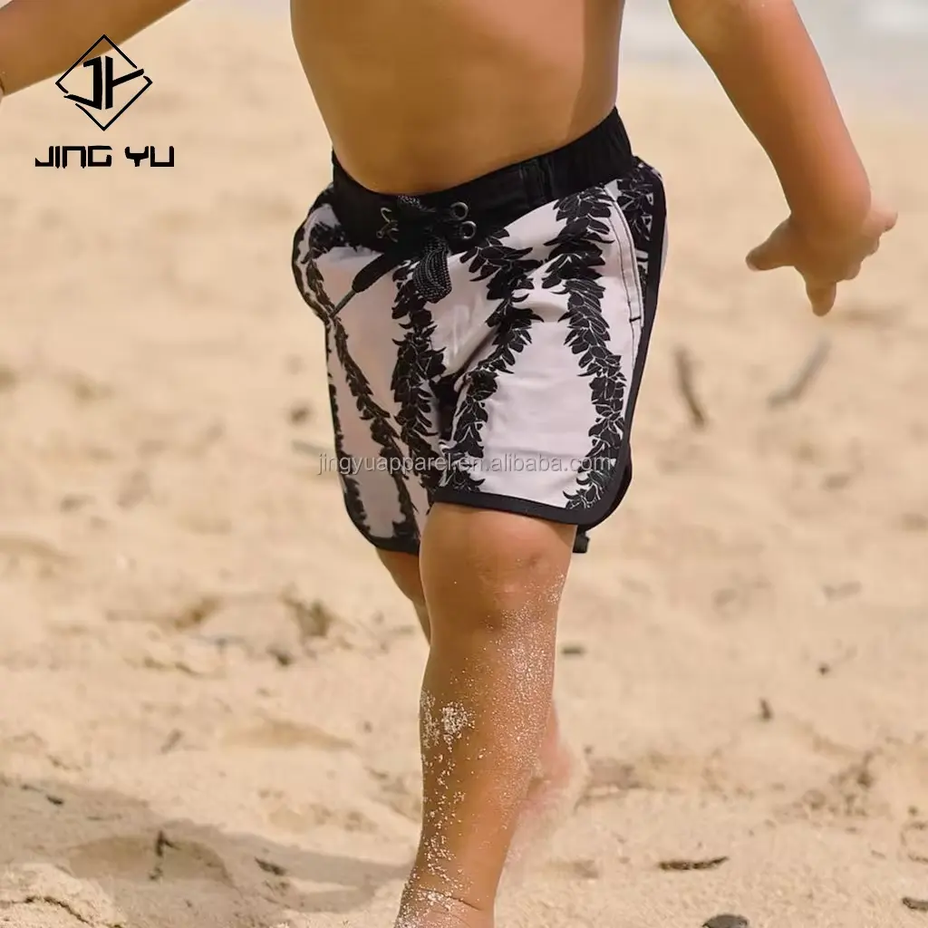 customized quick dry toddler boy infant baby kids swimming trunks board beach shorts Hawaii Eco Friendly Boys Swim Trunks