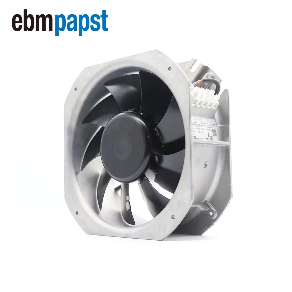 Ebmpapst W1G200-HH77-52 EC 225X22 0X K-DC225-A24-27 24V DC 55W 642CFM 2950RPM医療機器軸流冷却ファン