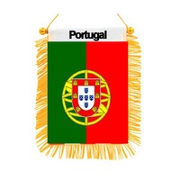 Mini drapeau suspendu pour fenêtre de voiture, drapeau graffiti en tissu Satin Double face de haute qualité, fanion pour Club de Football
