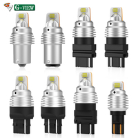 Feux de recul Gview GS T15 & 921 & 912, ampoules LED de voiture W16W, lumière blanche 6500K, sans erreur Canbus, CSP 7035