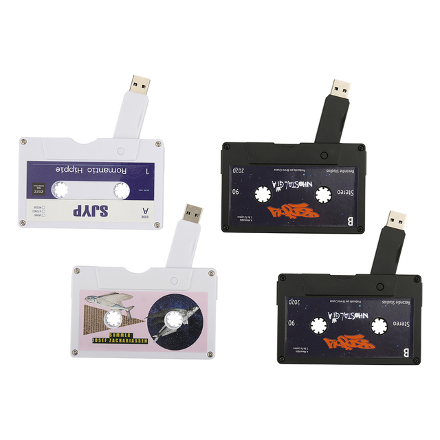 Custom Cassette Tape Usb 4gb 8gb 16gb Cassette Usb Flash Drive Gift Pendrive Usb 32gb 64gb