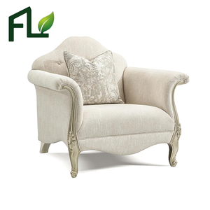 फ्रेंच शैली के सोफे सेट फर्नीचर उत्कृष्ट कपड़े लिविंग रूम सोफे घर के लिए सुरुचिपूर्ण डिजाइन सोफे लिविंग रूम सोफा सेट - Product Image 4