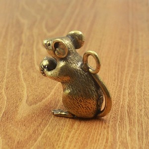 รูปปั้นหนูนำ<span class=keywords><strong>โชค</strong></span>ขนาดเล็กรูปปั้นหนูนำ<span class=keywords><strong>โชค</strong></span>รูปปั้นหนูทองเหลืองนำโชครูปปั้นหนูขนาดเล็ก - Product Image 3